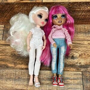 Rainbow High Fashion Dolls Avery Styles, Color & Create DIY Doll 9" Lot of 2